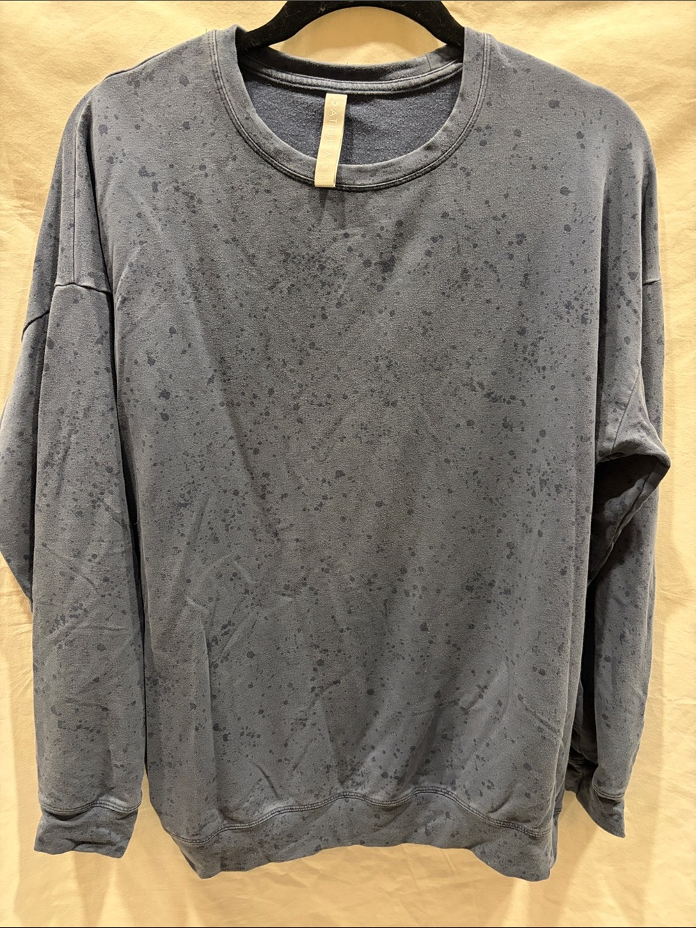 Athleta Studio To Street Print Splatter Sweater